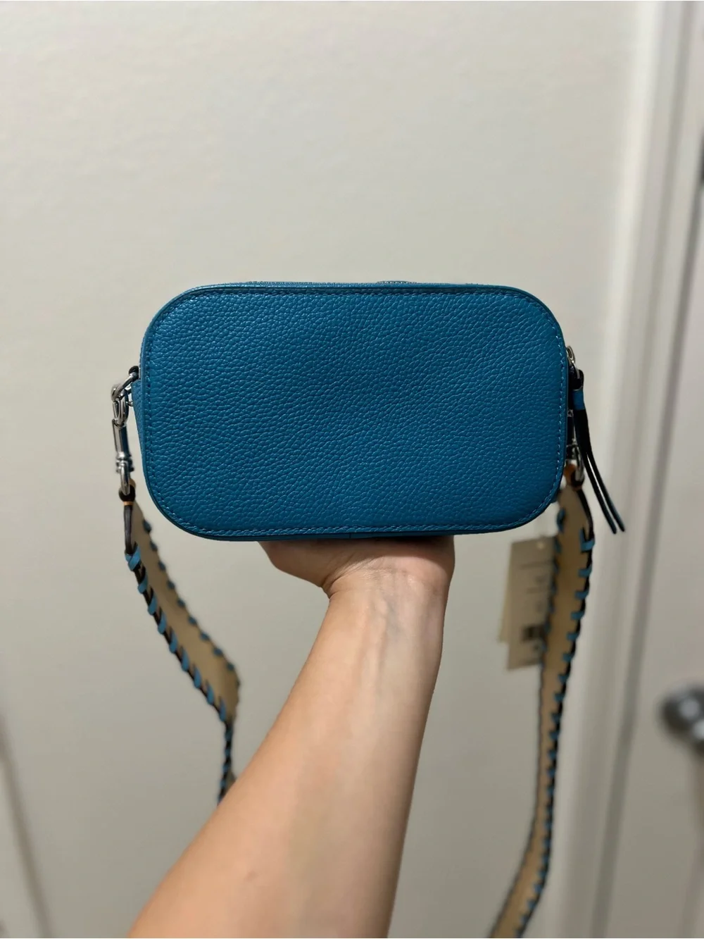 Tory Burch Blue Leather Crossbody Bag